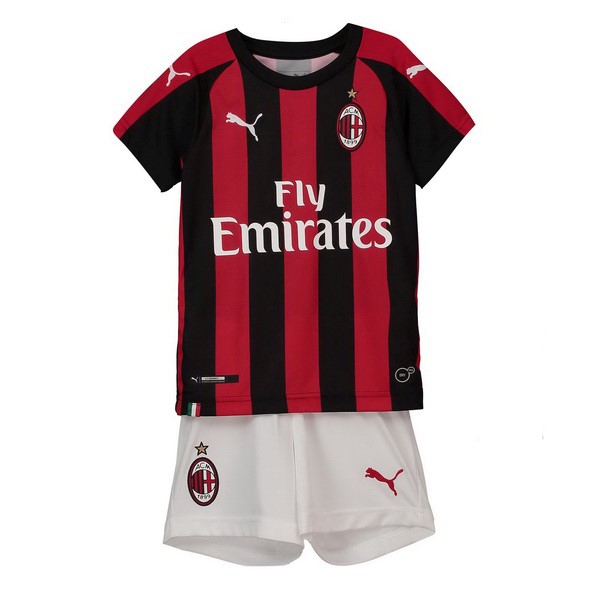 Camiseta AC Milan Primera equipación Niños 2018-2019 Rojo